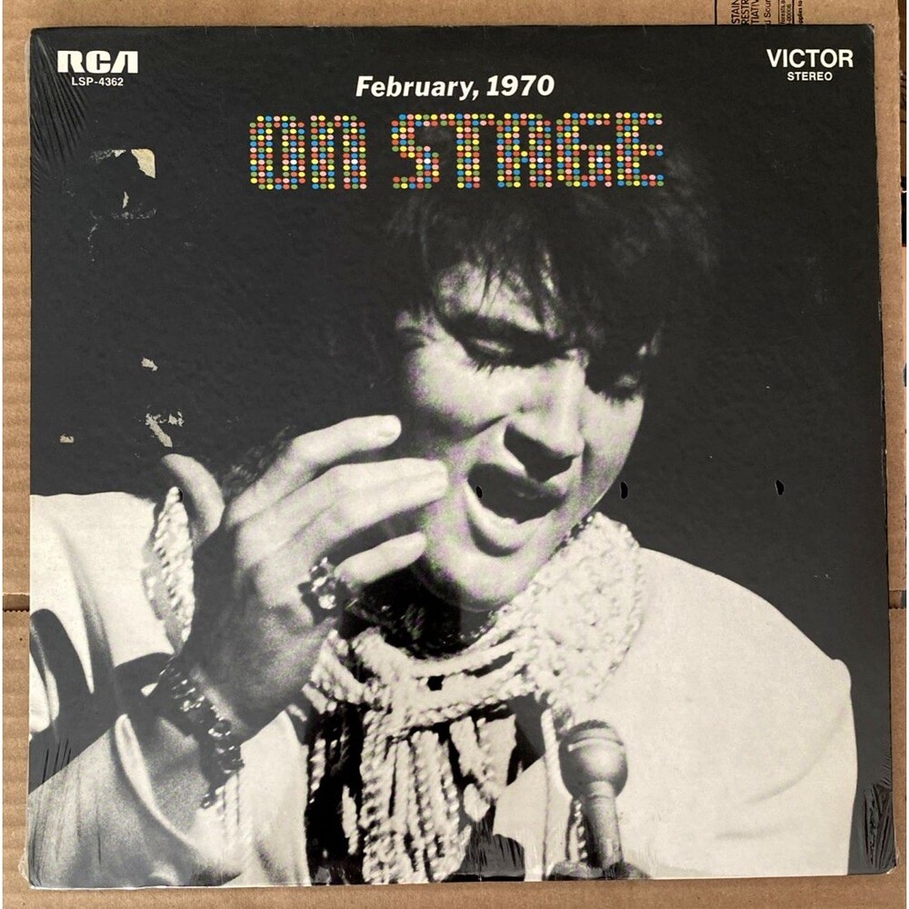 Sealed Elvis Presley - On Stage February 1970 Vintage Vinyl LP RCA LSP-4362